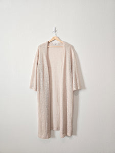 Carly Jean Long Knit Cardigan (M)