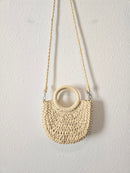 Small Woven Crossbody Bag