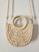 Small Woven Crossbody Bag