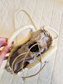 Small Woven Crossbody Bag