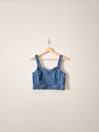 Madewell Cropped Denim Tank (2)