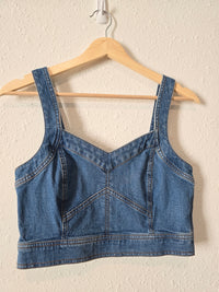 Madewell Cropped Denim Tank (2)