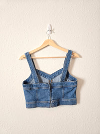 Madewell Cropped Denim Tank (2)