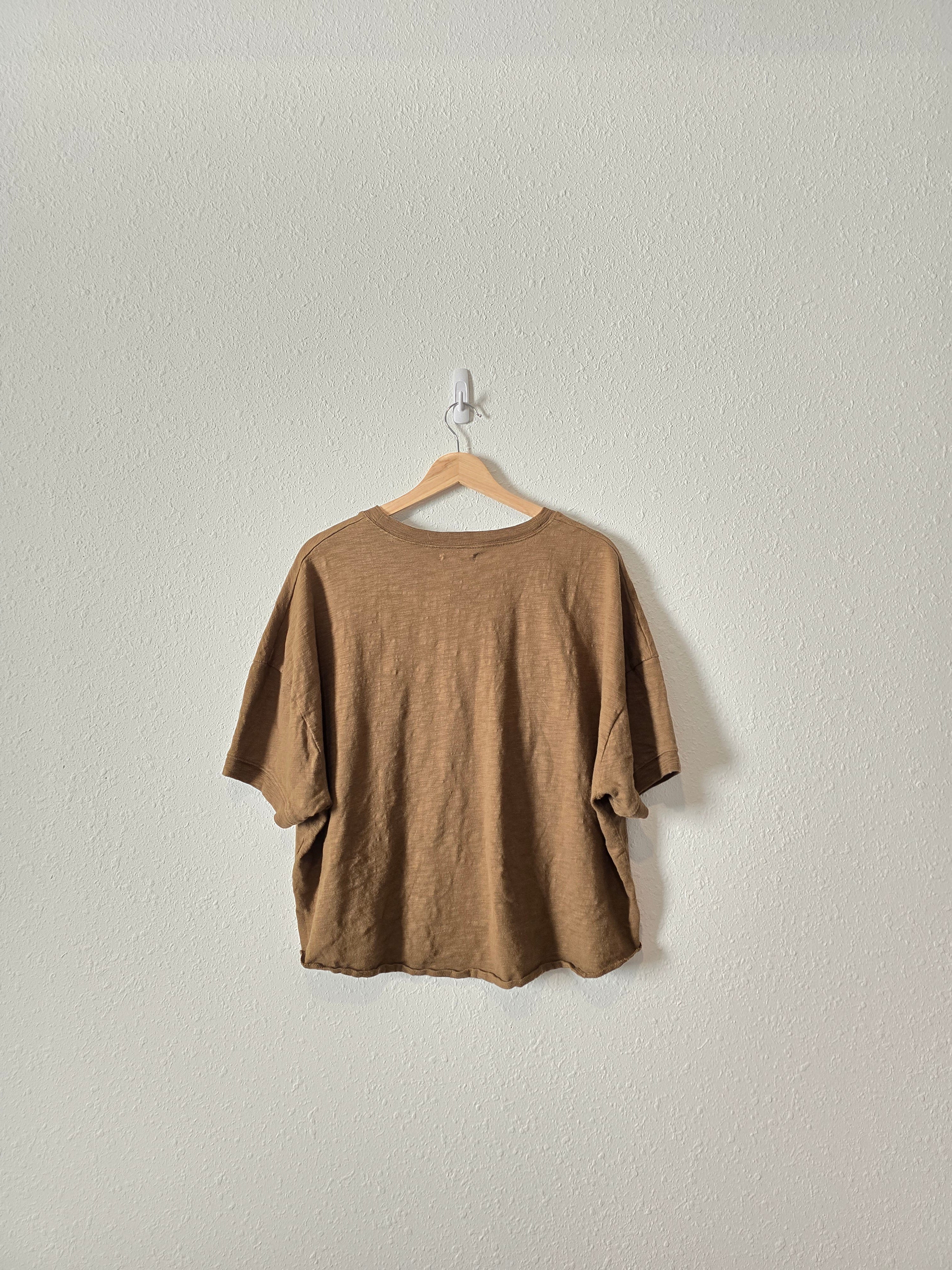 Madewell Olive Henley Tee (XL)