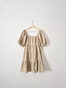 NEW Tiered Puff Sleeve Dress (L)