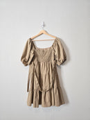 NEW Tiered Puff Sleeve Dress (L)