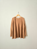 Madewell Camel Open Front Cardigan (S)