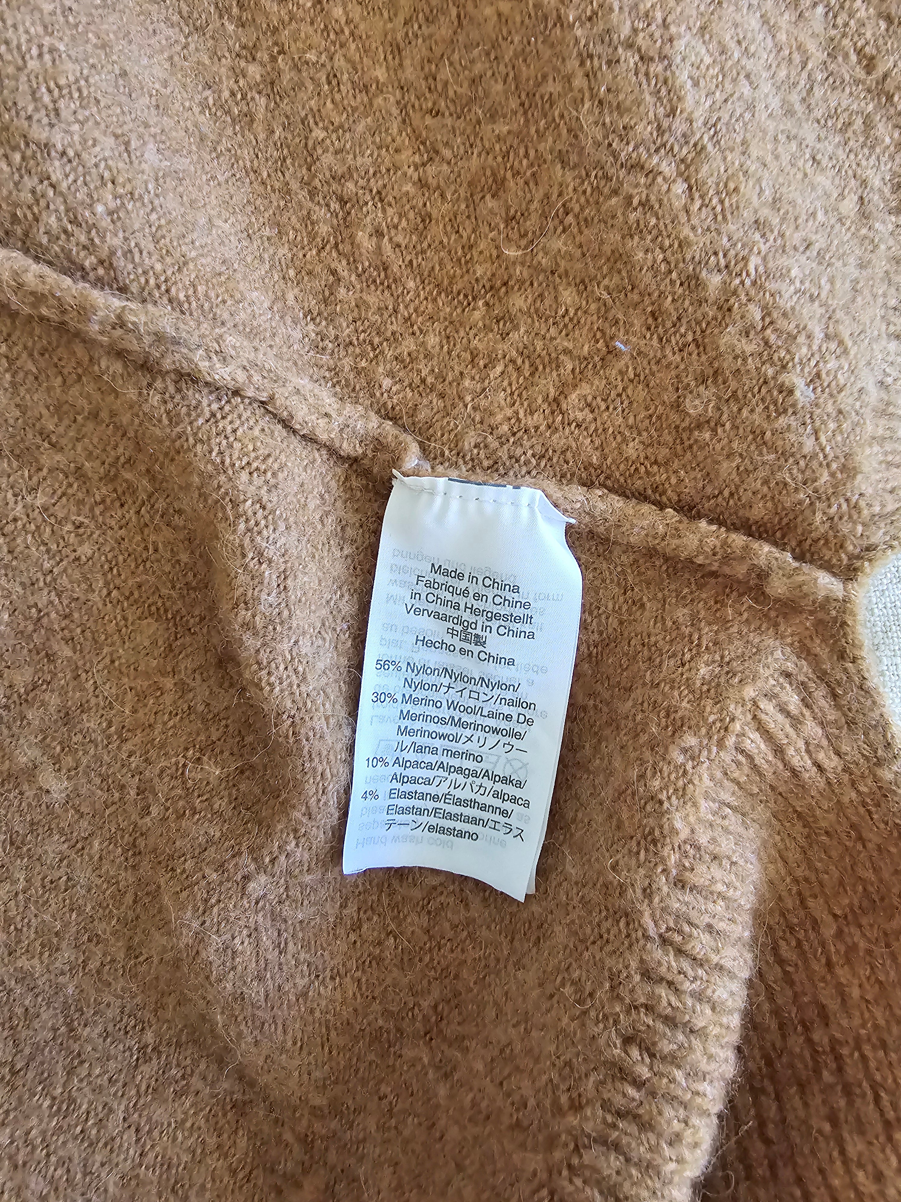 Madewell Camel Open Front Cardigan (S)