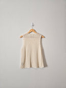 Vintage Crochet Knit Tank (M)