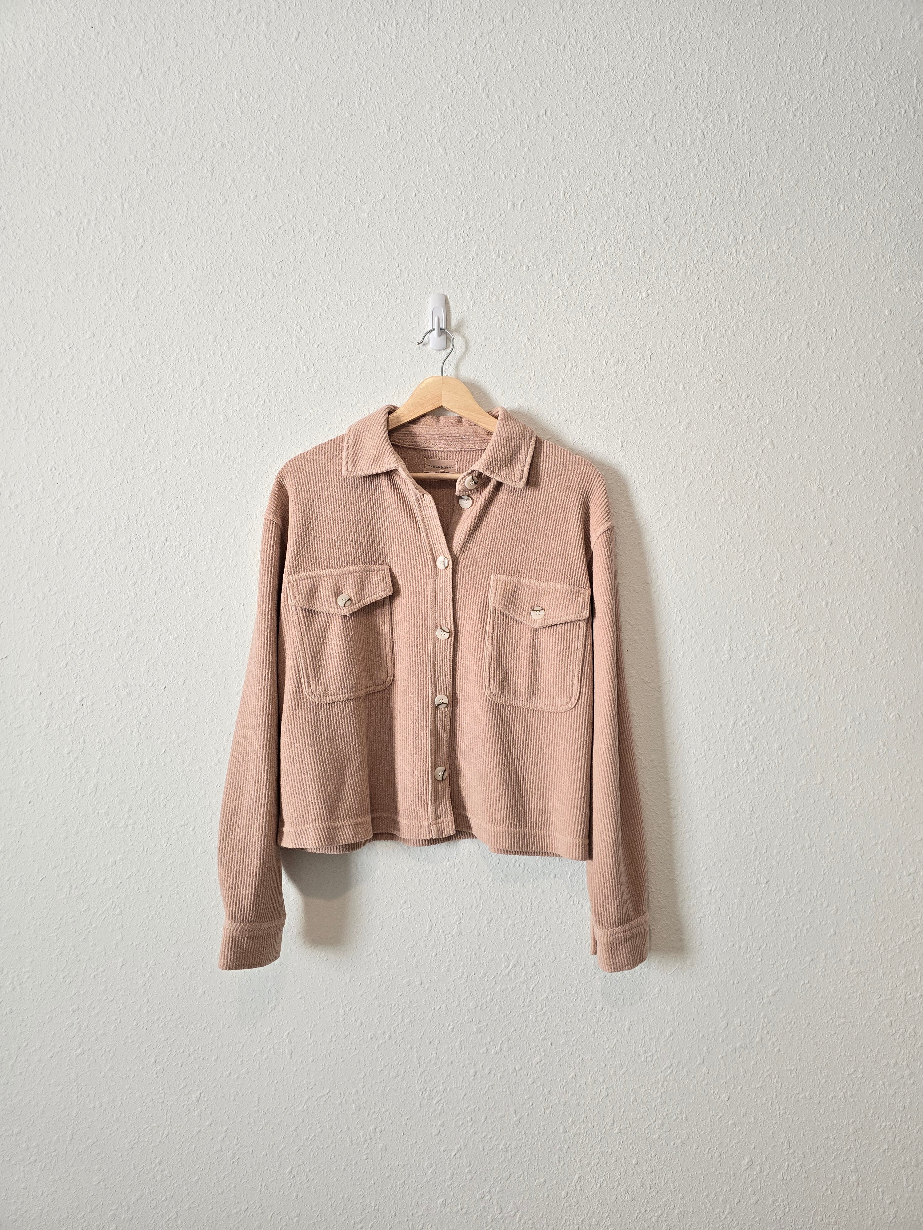 Thread & Supply Blush Button Up (S)