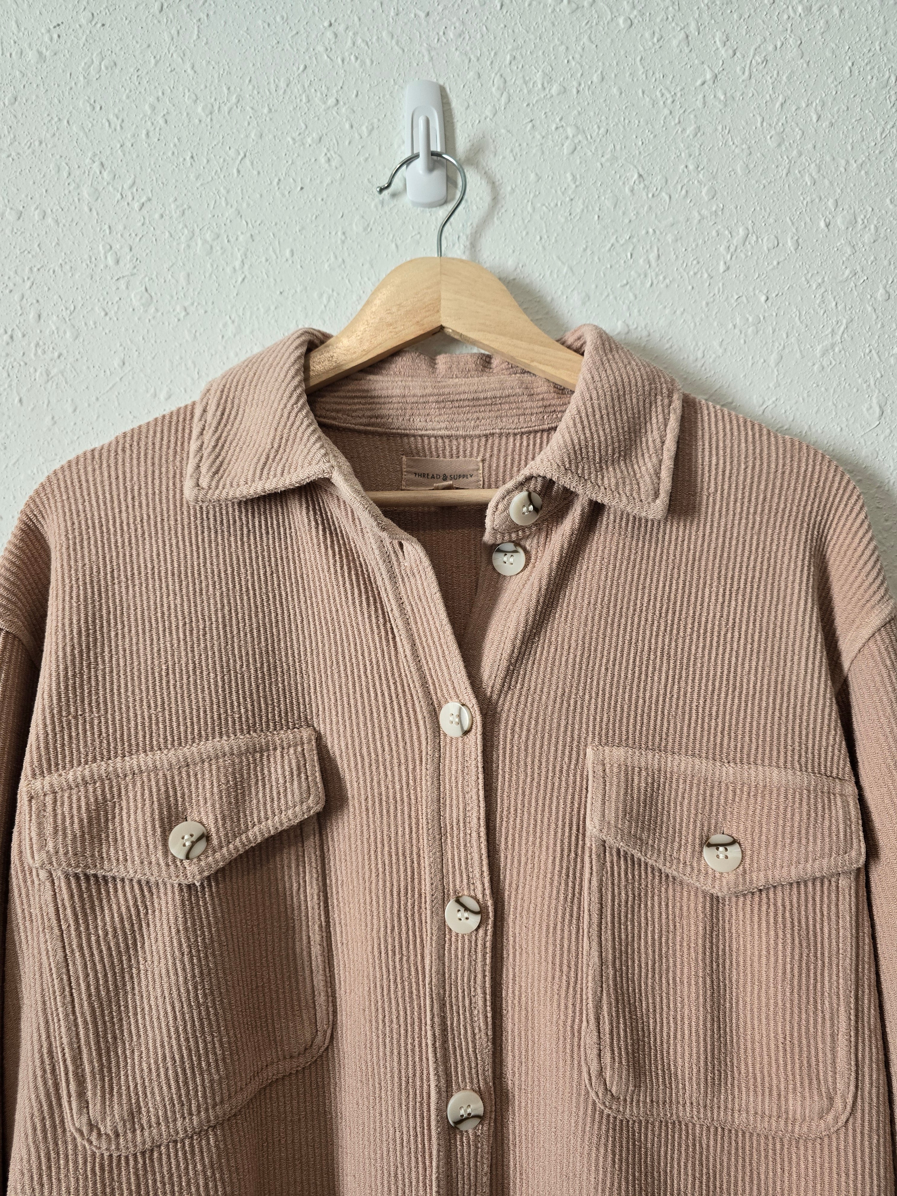 Thread & Supply Blush Button Up (S)