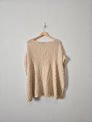 Crochet Knit Cotton Top (XL)