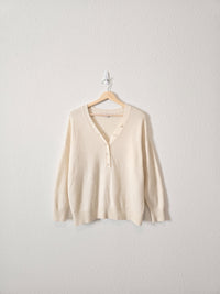 Loft Cozy Henley Sweater (LP)