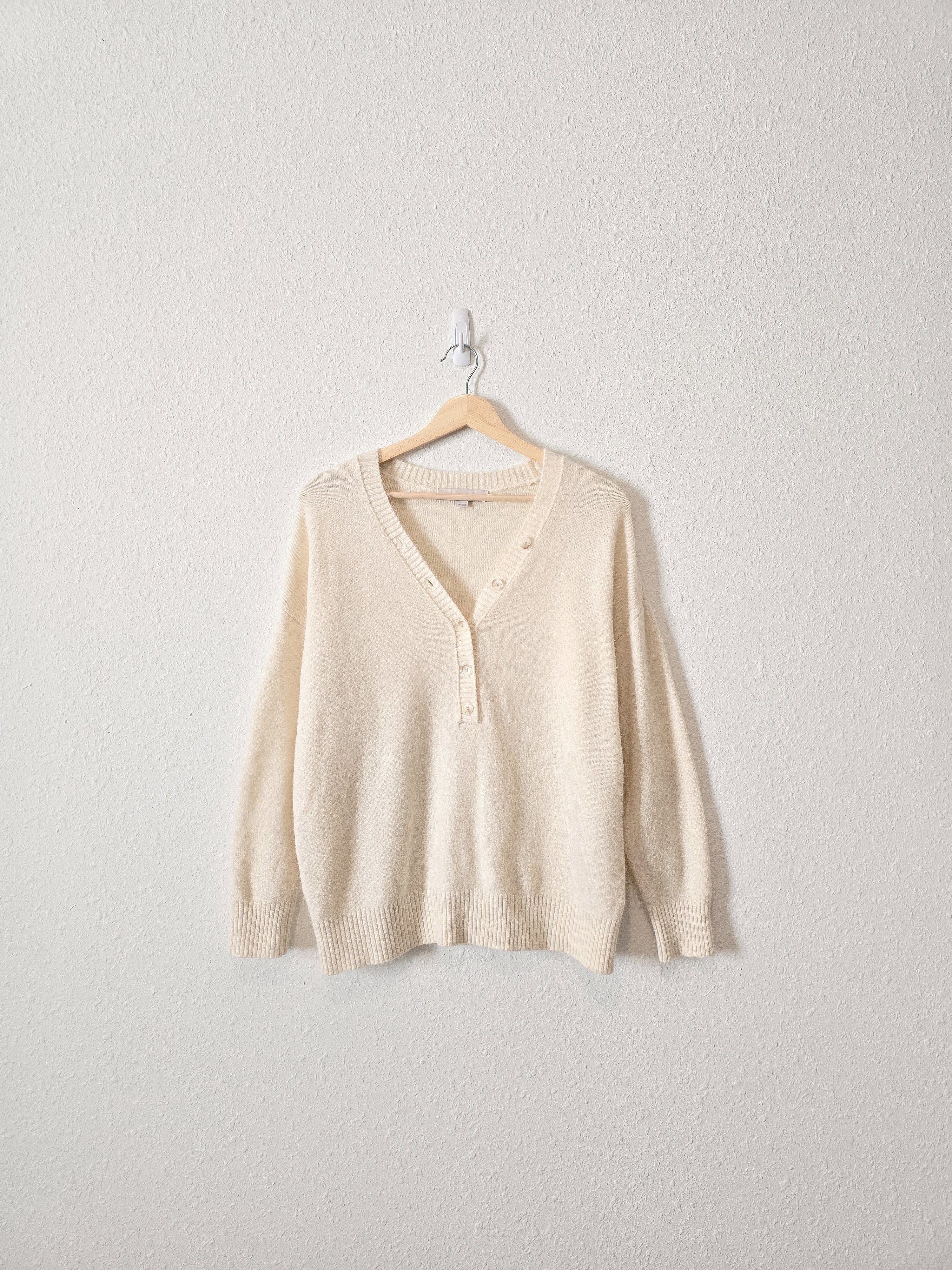 Loft Cozy Henley Sweater (LP)