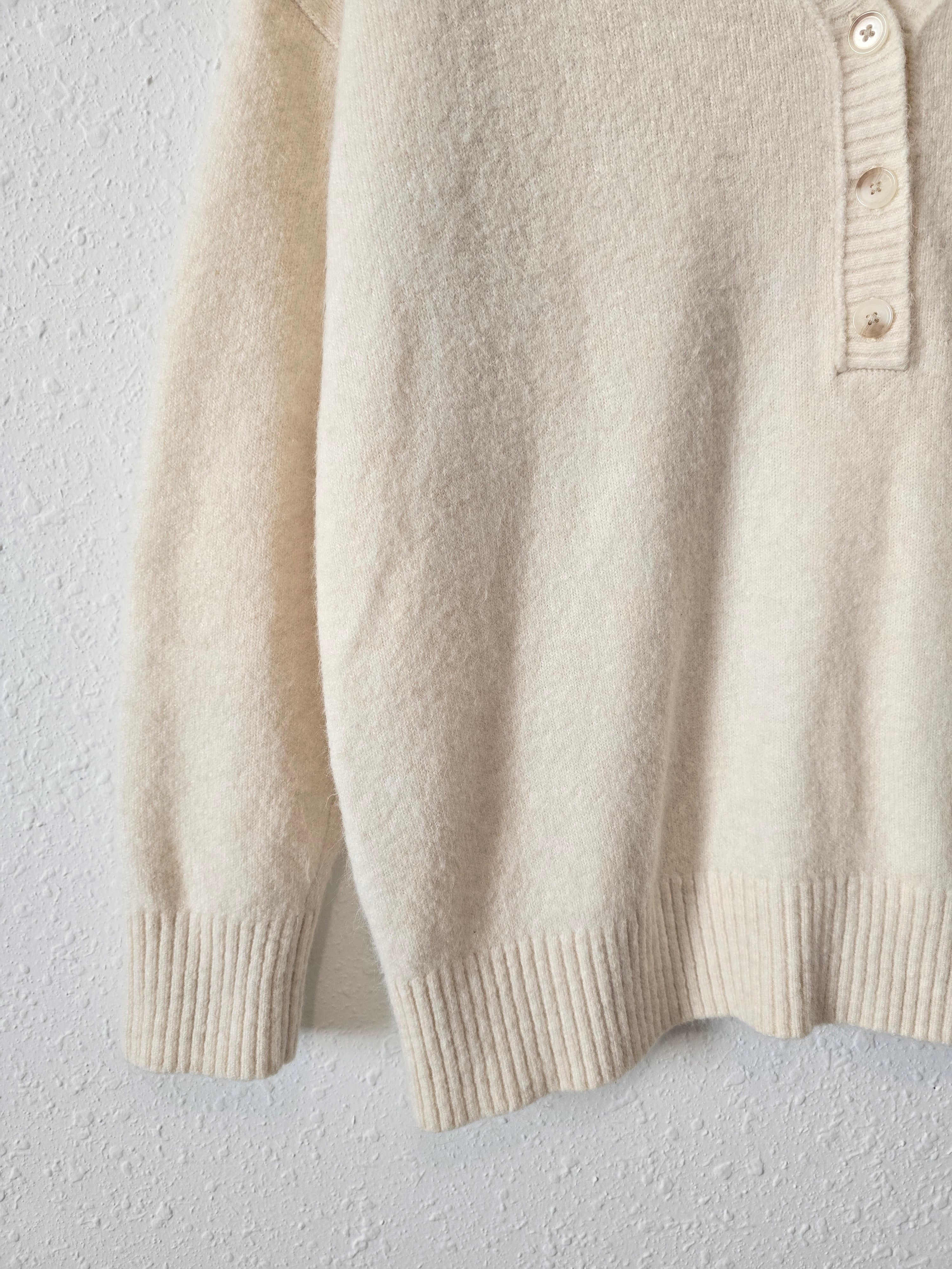 Loft Cozy Henley Sweater (LP)