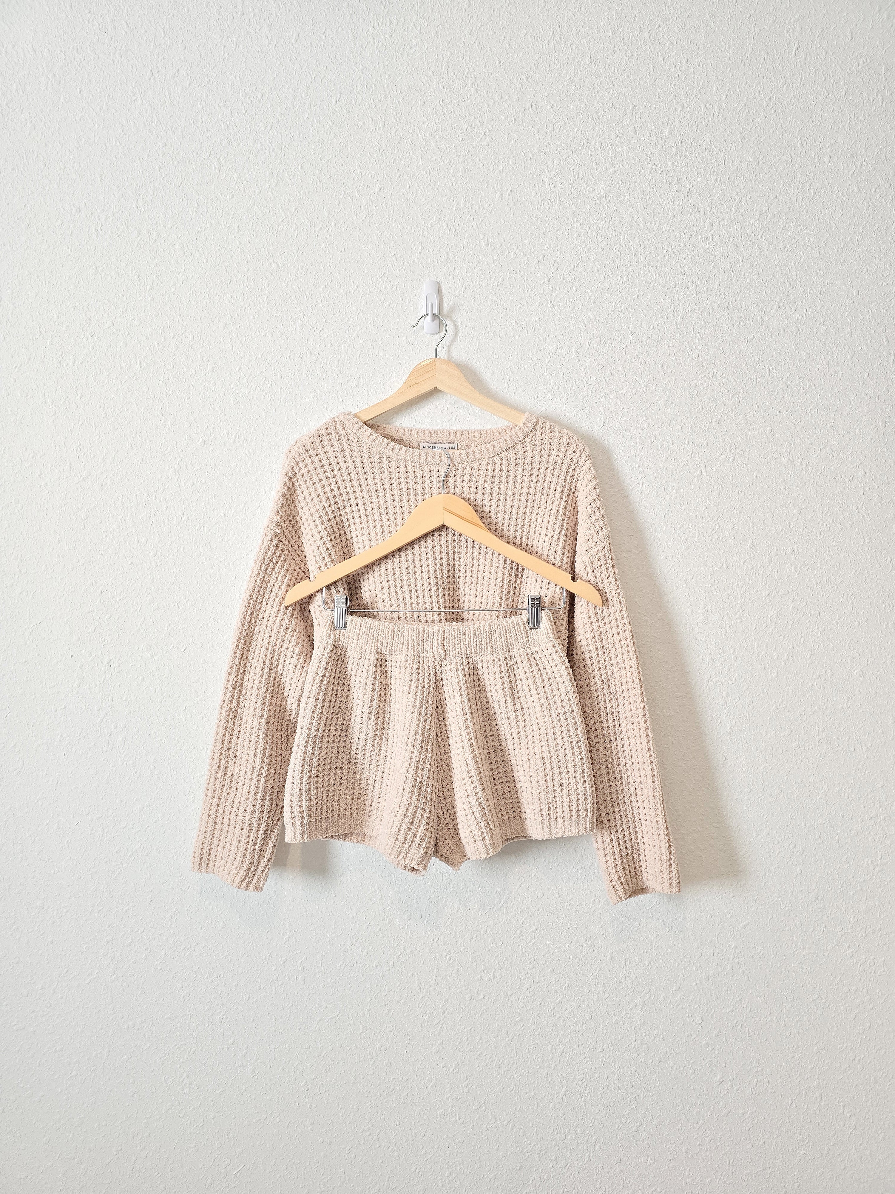 Cozy Waffle Knit Set (S)