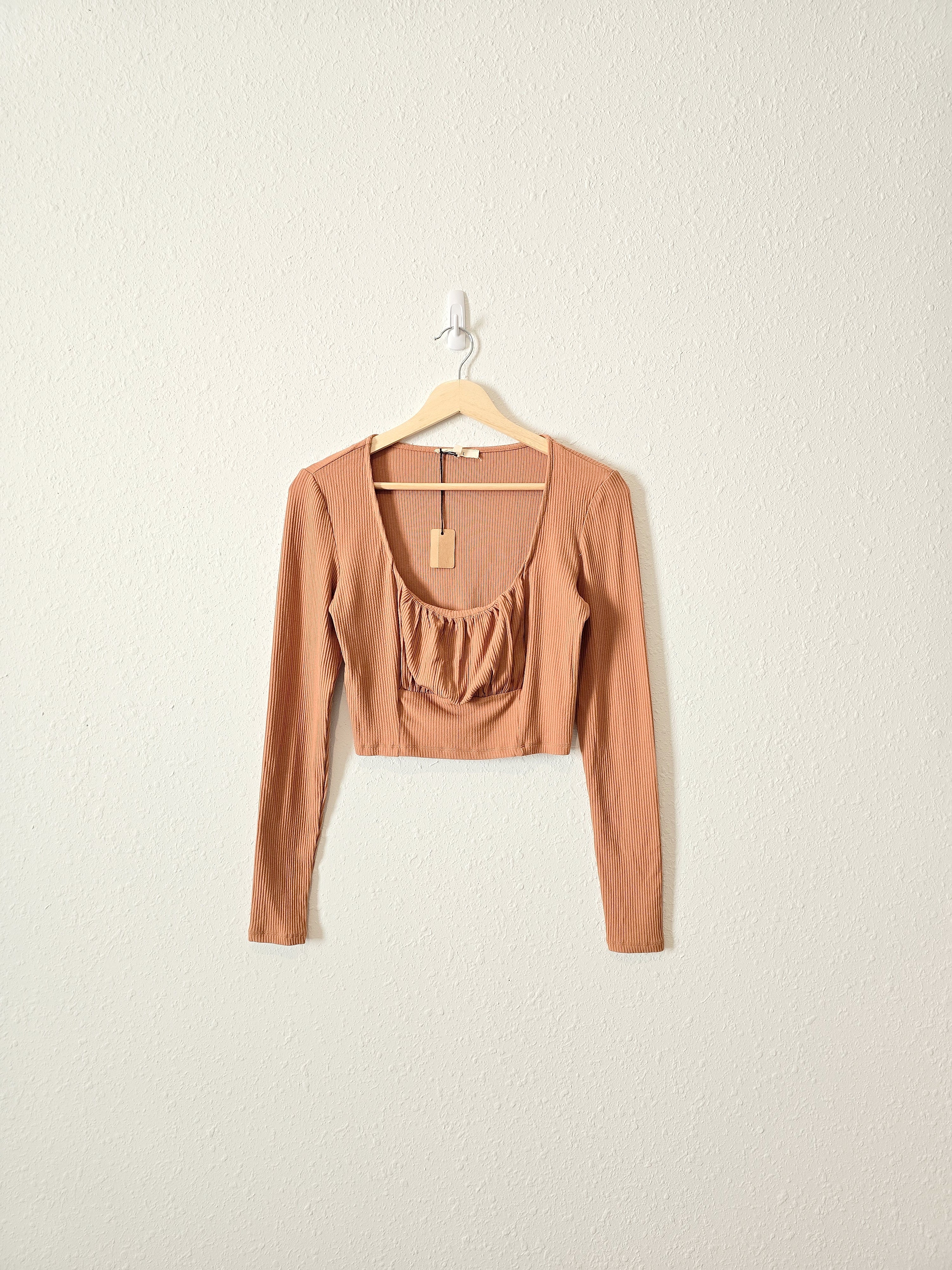 NEW Mable Burnt Orange Crop Top (M)