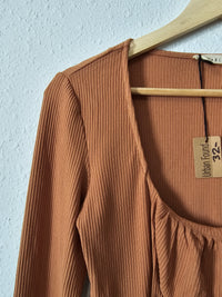 NEW Mable Burnt Orange Crop Top (M)