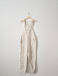 Ecru Straight Denim Overalls (6)