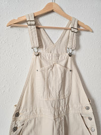 Ecru Straight Denim Overalls (6)