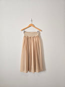 Moon River Smocked Midi Skirt (XS)