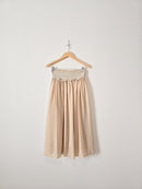 Moon River Smocked Midi Skirt (XS)