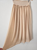 Moon River Smocked Midi Skirt (XS)