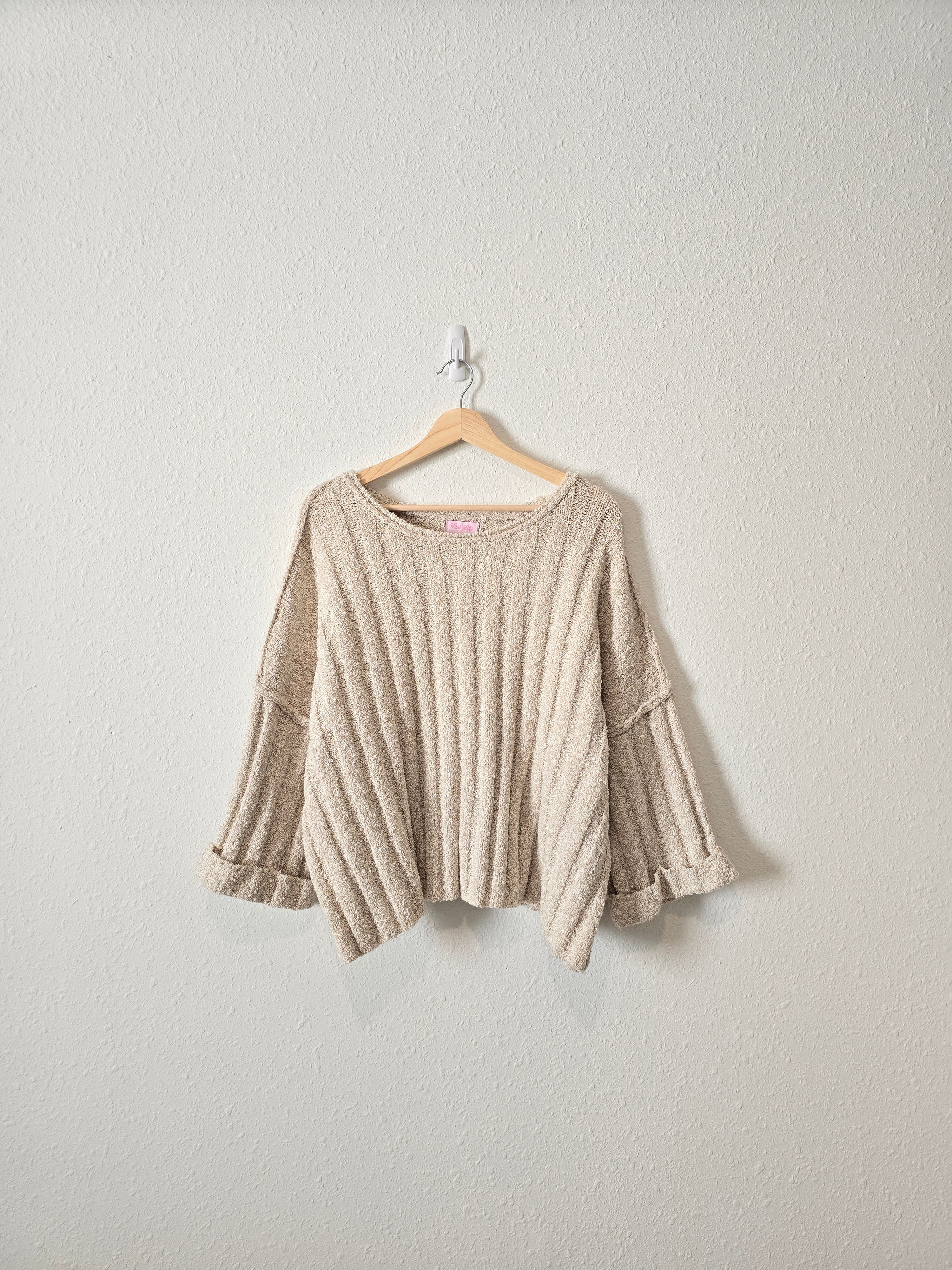 Pink Lily Chunky Knit Sweater (M)