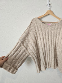 Pink Lily Chunky Knit Sweater (M)