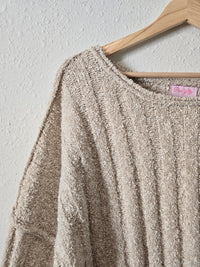 Pink Lily Chunky Knit Sweater (M)