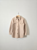 Joie Button Up Teddy Jacket (S)