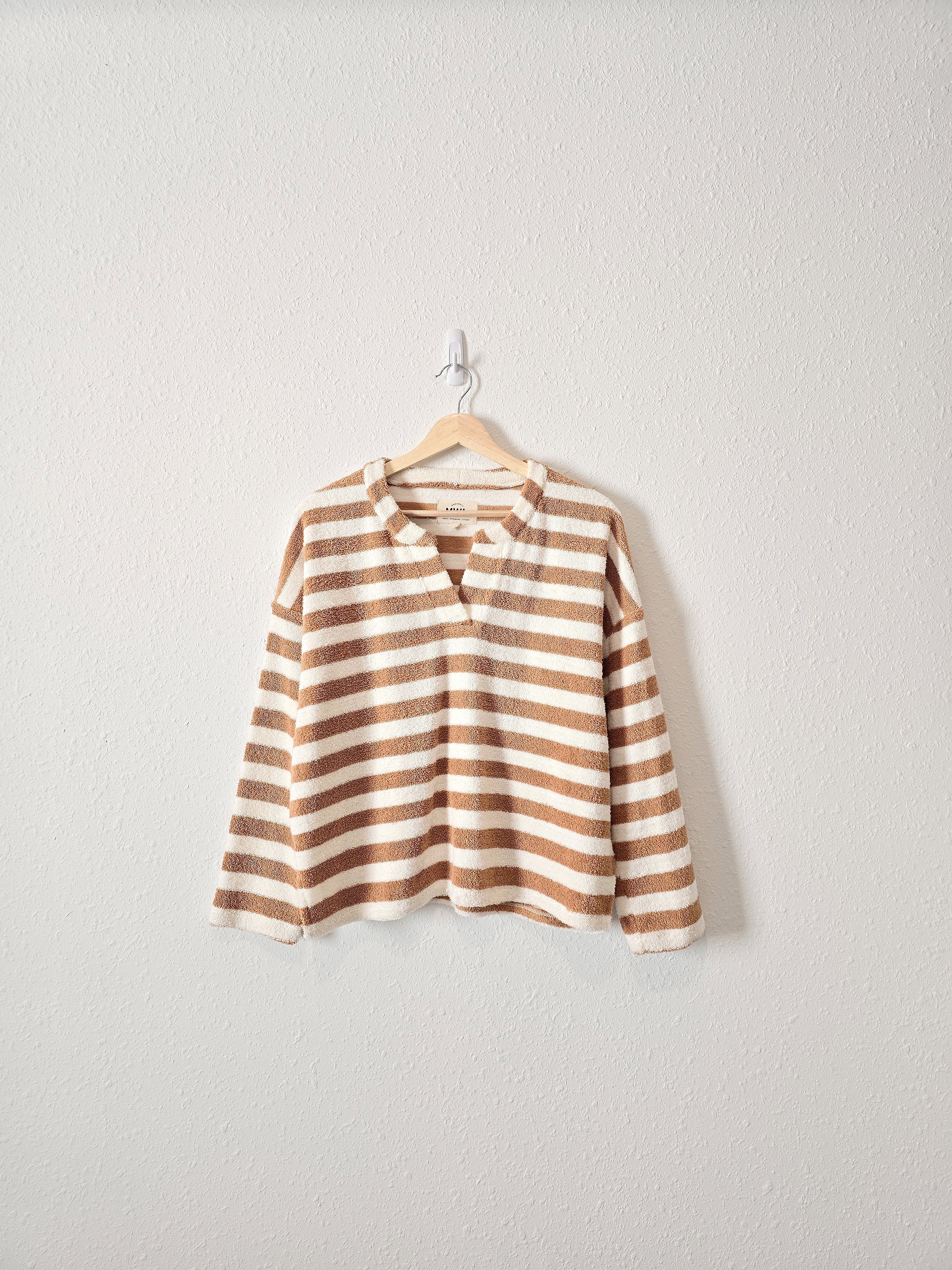 Madewell Striped Terry Sweater (M)