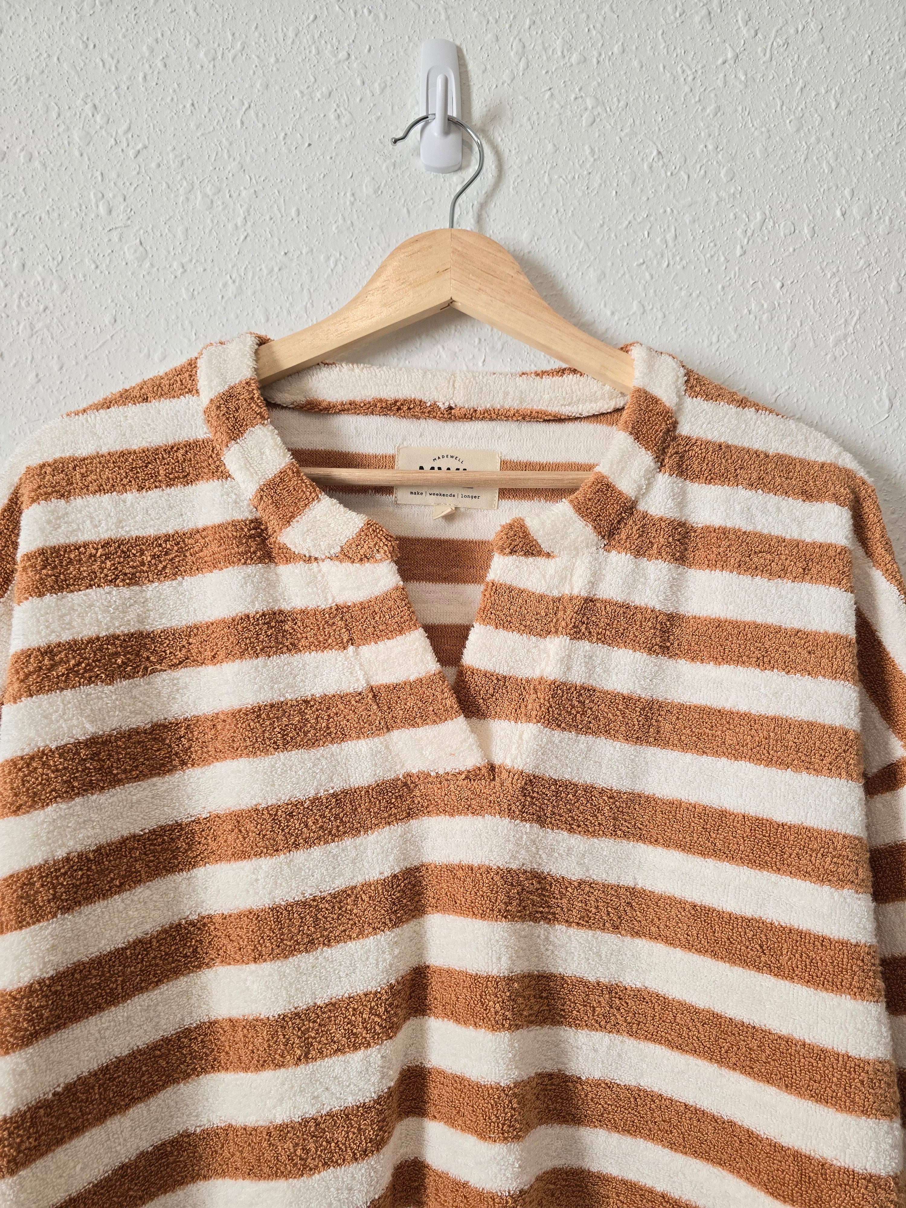 Madewell Striped Terry Sweater (M)