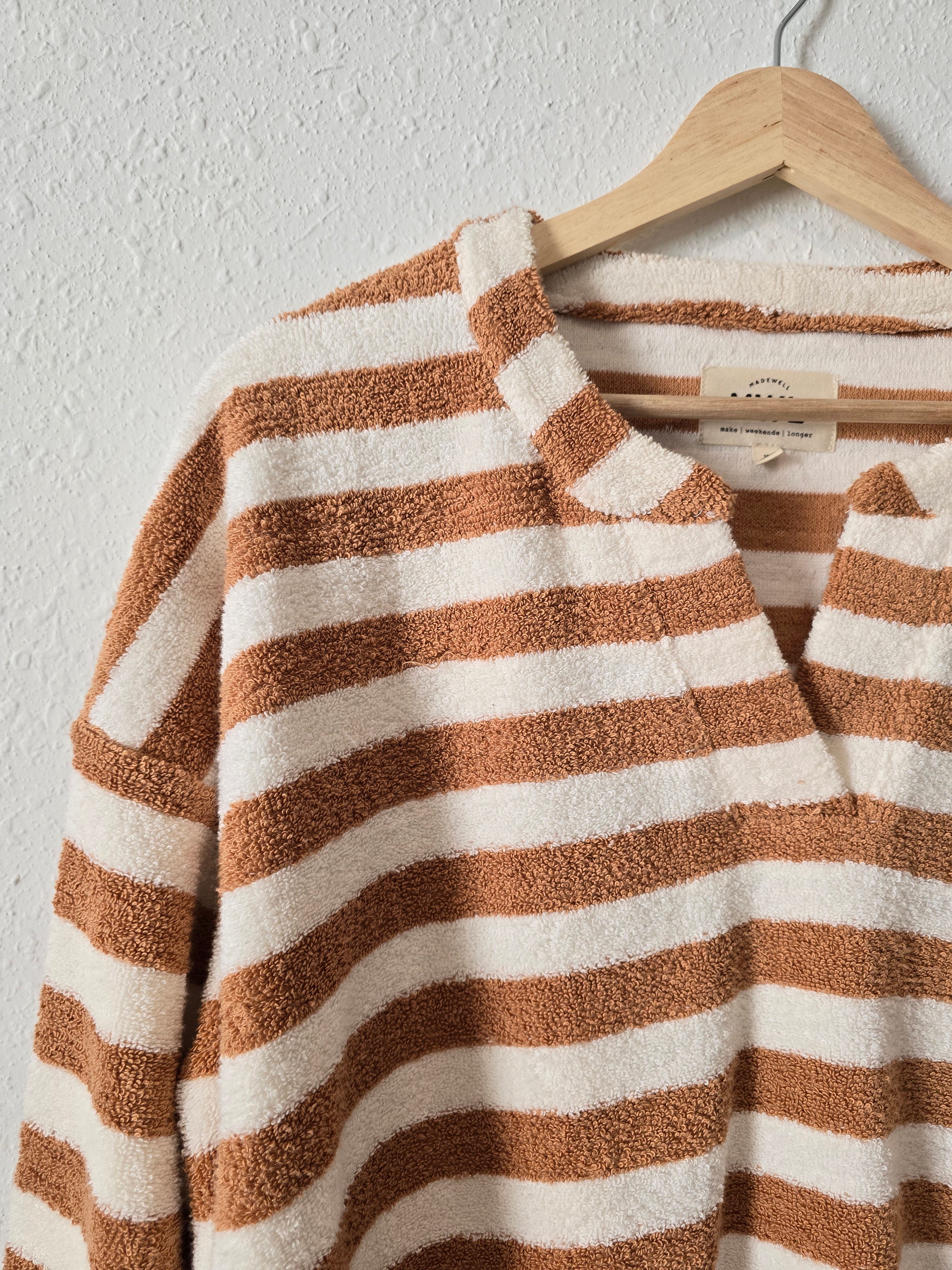 Madewell Striped Terry Sweater (M)