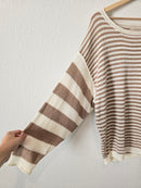 Oversized Striped Sweater (M)