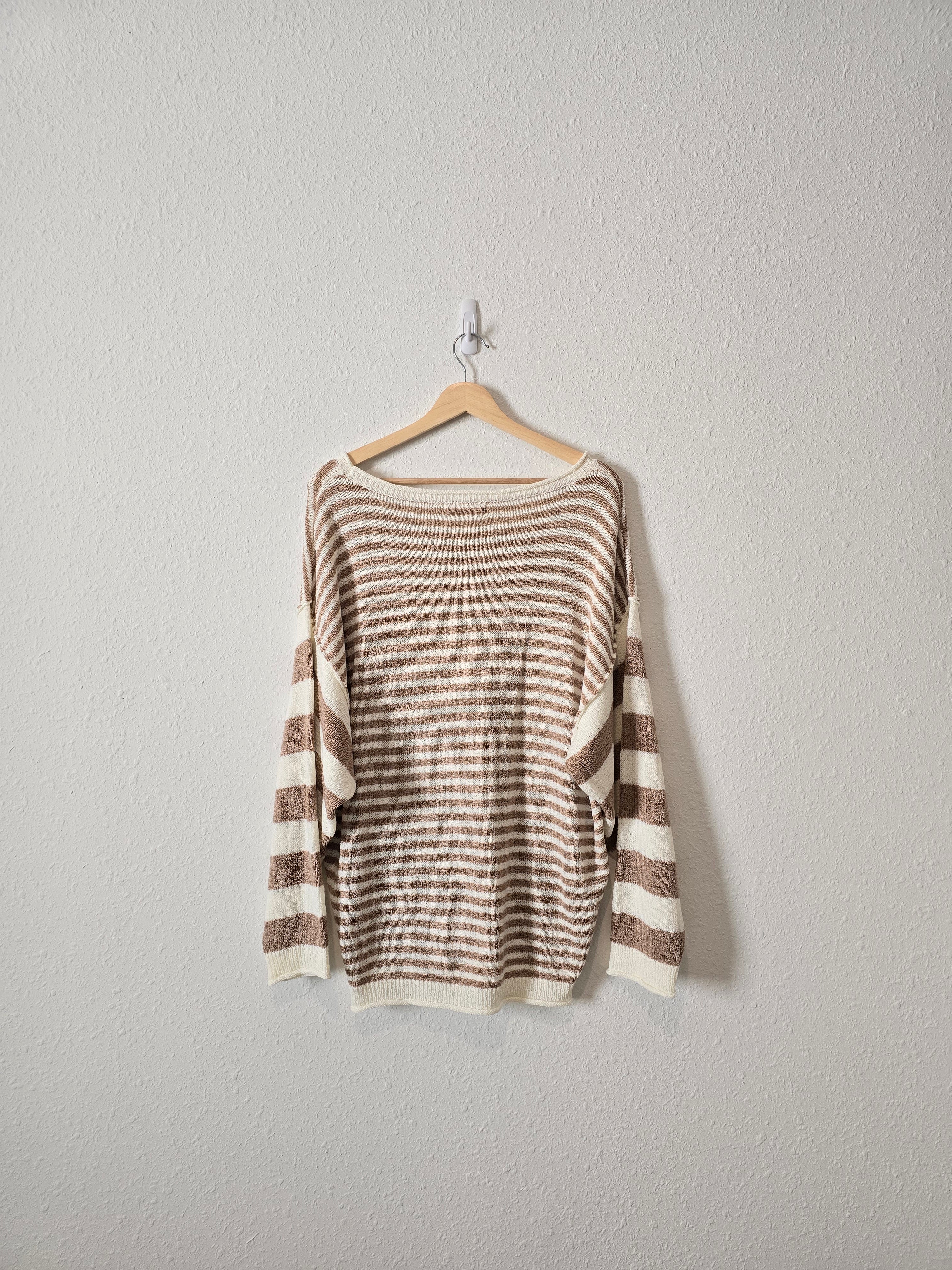 Oversized Striped Sweater (M)