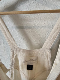 Linen Blend Straight Overalls (M)