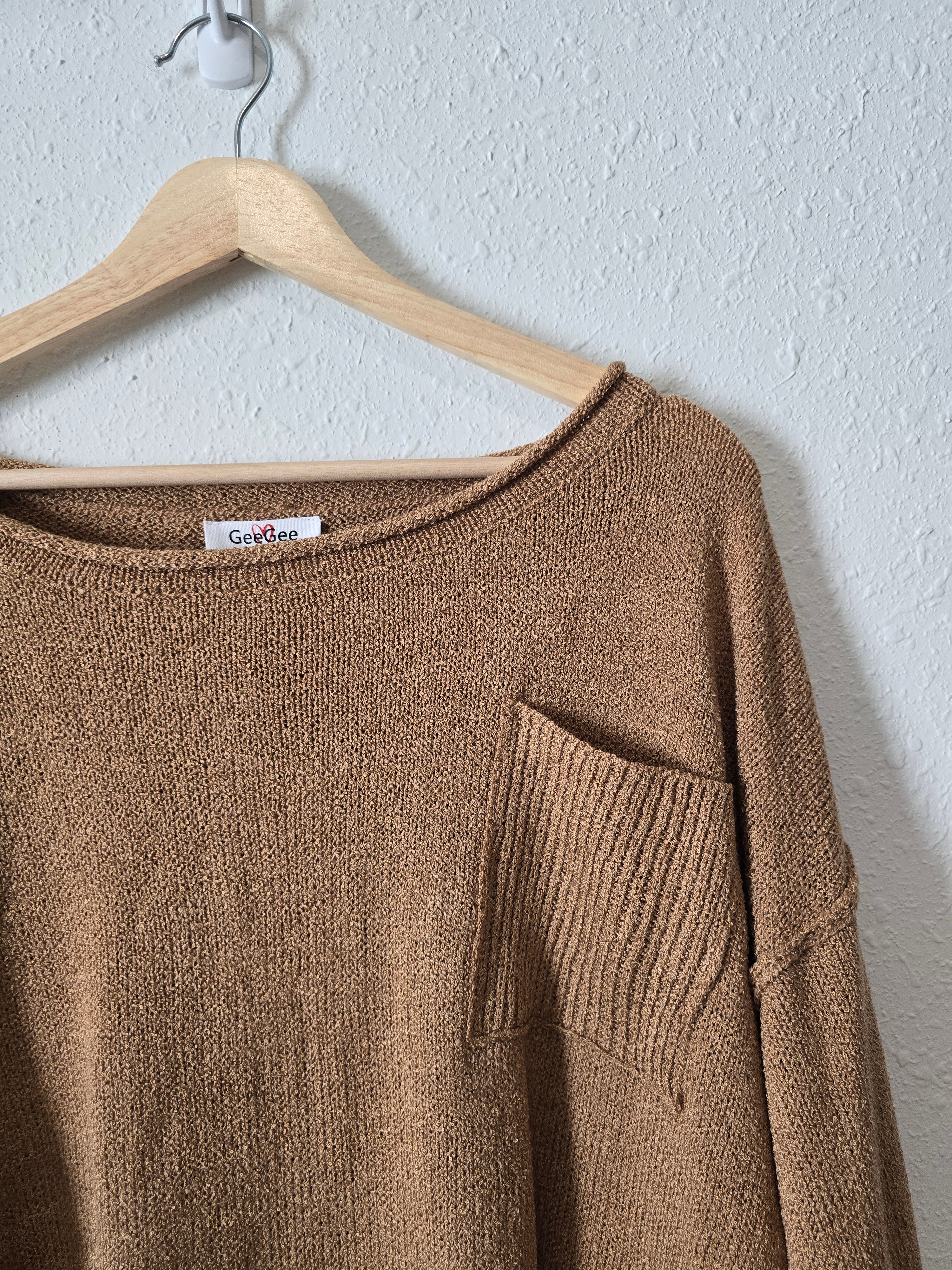 NEW Brown Wide Sleeve Sweater (S)