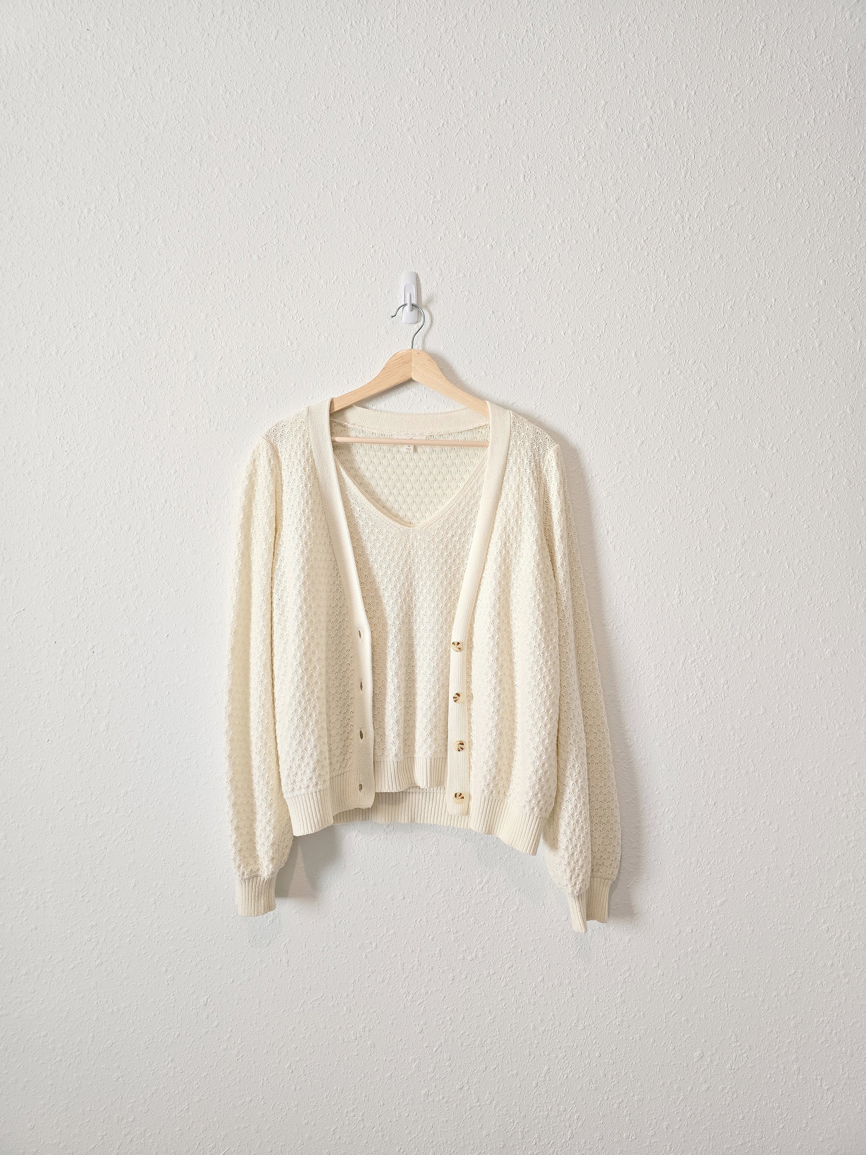 By The River Cream Sweater Set (M)