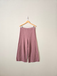 Free People Lilac Wide Leg Pants (L)