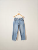 Abercrombie High Rise Mom Jeans (27/4 short)