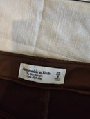 Abercrombie Brown Faux Leather Pants (29/8)