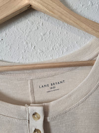 NEW Cream Henley Top (18/20)