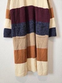 Arula Striped Duster Cardigan (2X)