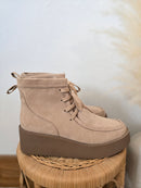 Lace Up Platform Ankle Boots (9.5)