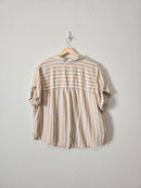 Linen Blend Striped Matching Set (L)