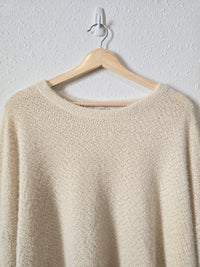 Carly Jean Cream Cozy Sweater (S)