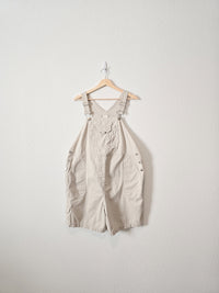 Vintage Maternity Short Overalls (M)