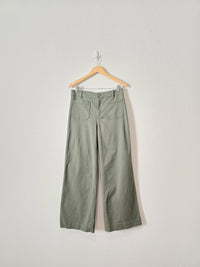 Loft Green Wide Leg Pants (6)