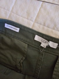 Loft Green Wide Leg Pants (6)